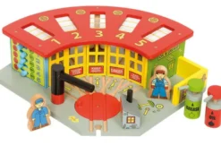BigJigs 5 Way Engine Shed