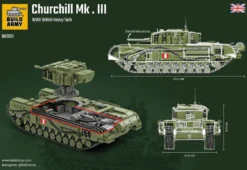 Build Army 1/33 Churchill Mk.III Infantry Tank