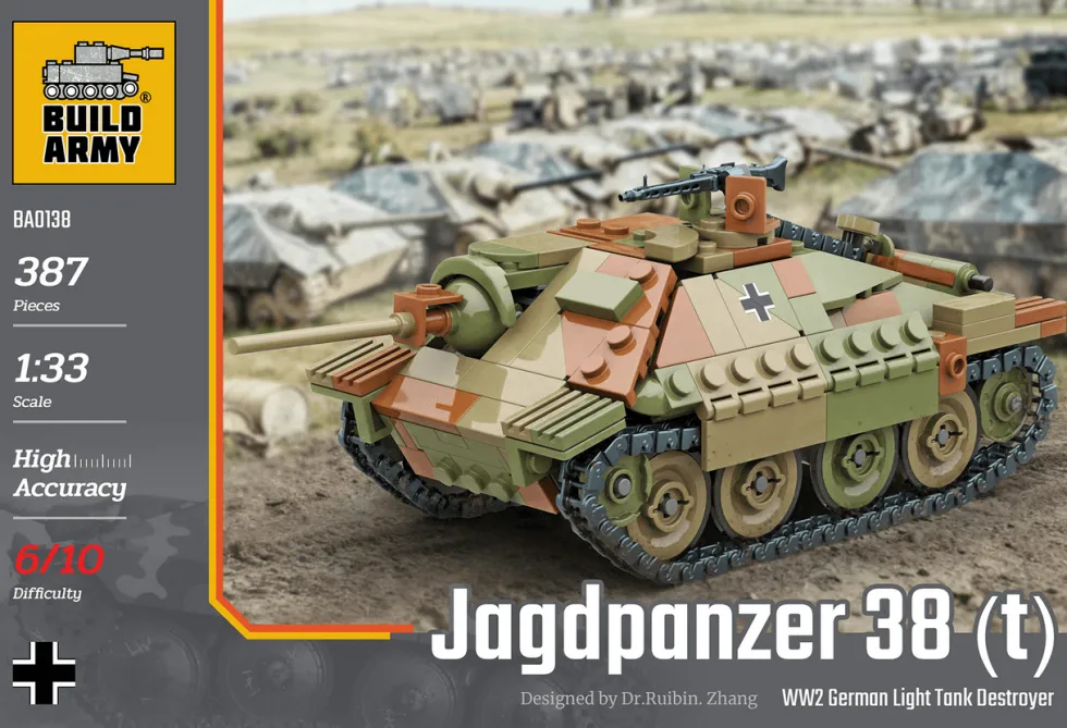 Build Army 1/33 Jagdpanzer 38(t) Hetzer