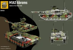 Build Army 1/33 M1A2 Abrams MBT