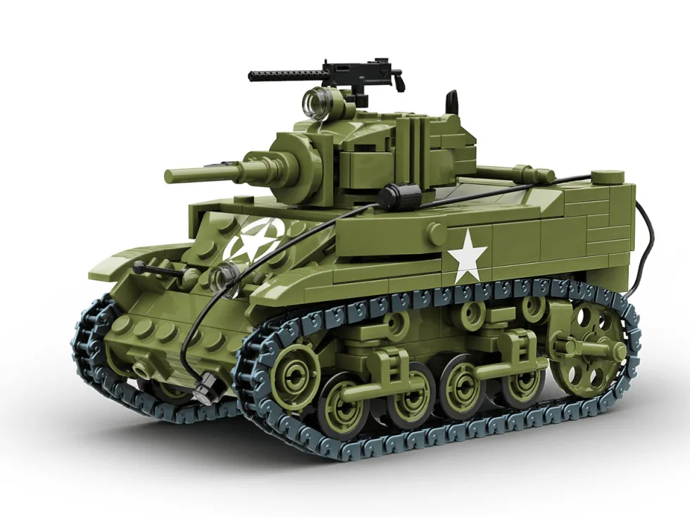 Build Army 1/33 M5A1 Stuart Light Tank