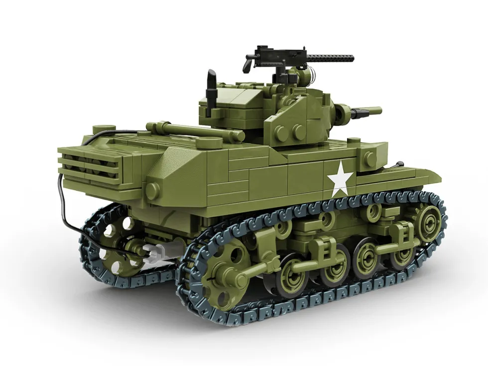 Build Army 1/33 M5A1 Stuart Light Tank
