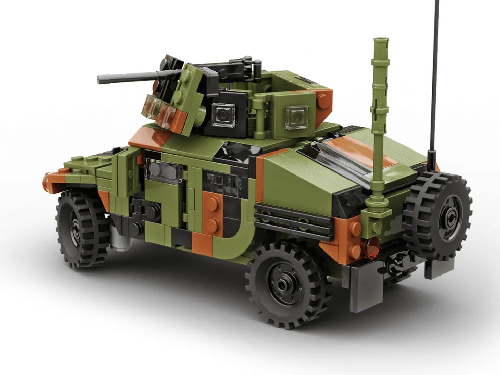 Build Army 1/33 M1151 Hummer Humvee