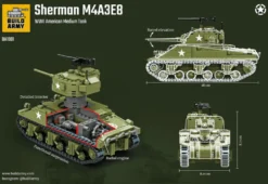 Build Army 1/33 M4 Sherman Medium Tank