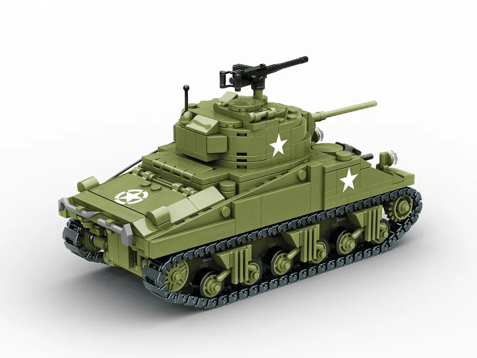 Build Army 1/33 M4 Sherman Medium Tank