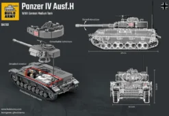 Build Army 1/33 Pz.Kpfw.IV Ausf.H Medium Tank