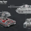 Build Army 1/33 Pz.Kpfw.VI Ausf.B King Tiger Heavy Tank