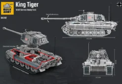 Build Army 1/33 Pz.Kpfw.VI Ausf.B King Tiger Heavy Tank