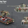 Build Army 1/33 Pz.Kpfw.VI Ausf.B King Tiger Heavy Tank in Camo