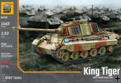 Build Army 1/33 Pz.Kpfw.VI Ausf.B King Tiger Heavy Tank in Camo