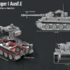 Build Army 1/33 Pz.Kpfw.VI Ausf.E Tiger Heavy Tank