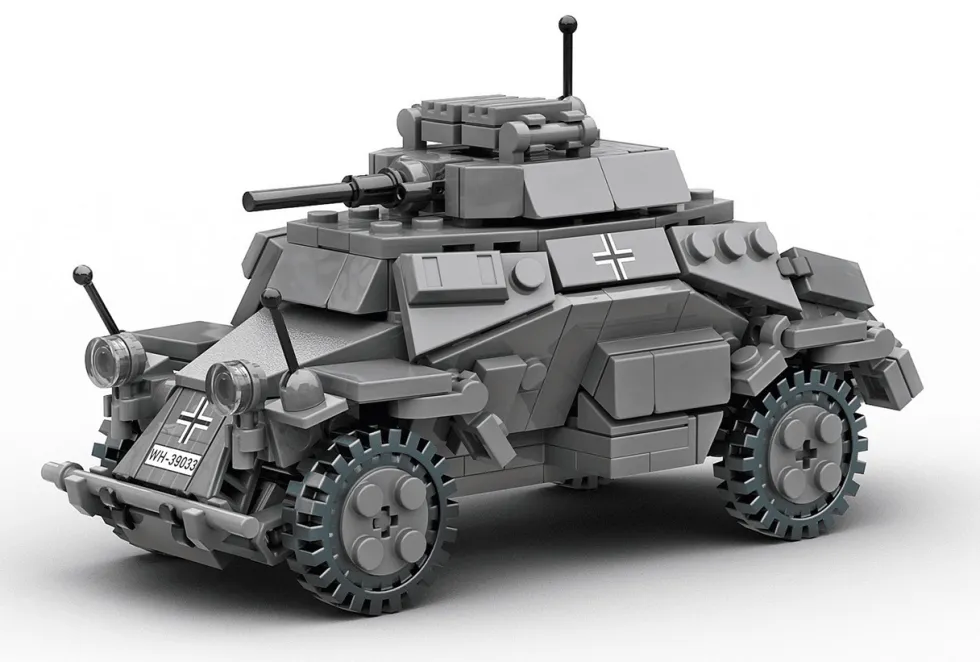 Build Army 1/33 Sd.Kfz.222 Armoured Car