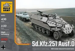 Build Army 1/33 Sd.Kfz.251 Ausf.D Half-track
