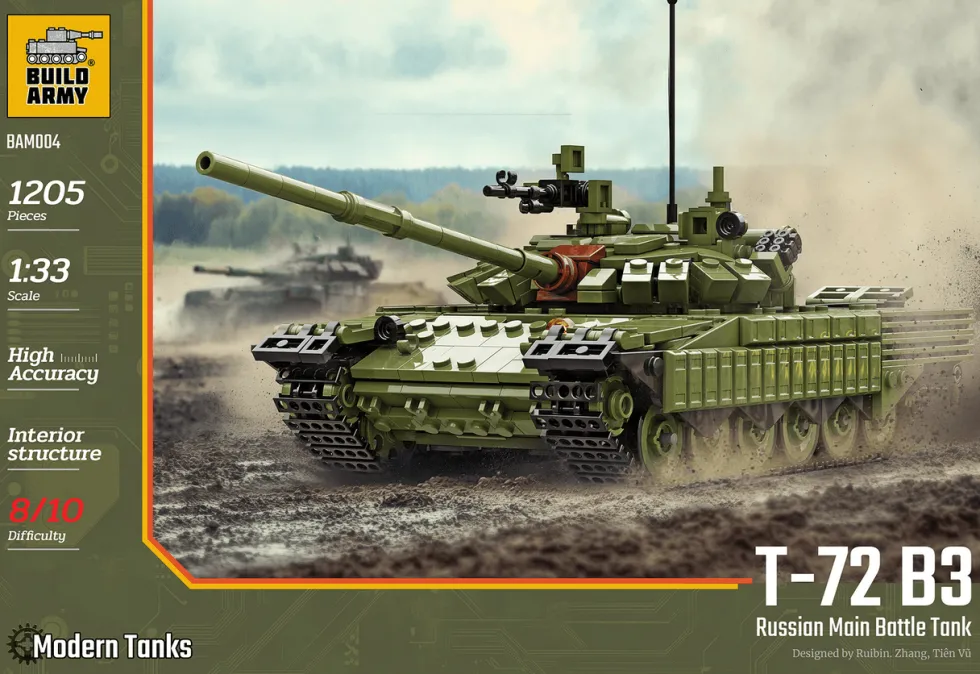 Build Army 1/33 T-72 B3 MBT