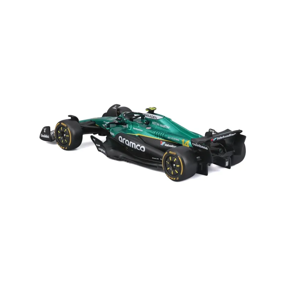 Burago 1/43 Aston Martin AMR25 F1 2025 #14 Fernando Alonso Diecast Model