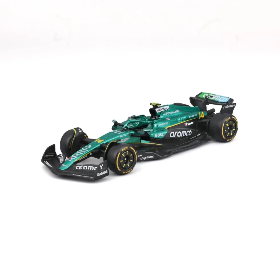 Burago 1/43 Aston Martin AMR25 F1 2025 #14 Fernando Alonso Diecast Model