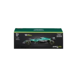 Burago 1/24 F1 Aston Martin AMR24 with Driver Helmet - Lance Stroll Diecast Model