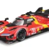 Burago 1/18 Ferrari Racing 499p Le Mans Hypercar Diecast Model