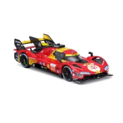 Burago 1/43 Ferrari Racing 499p Le Mans Hypercar 2024 AF Corse #50 Hard Case Diecast Model