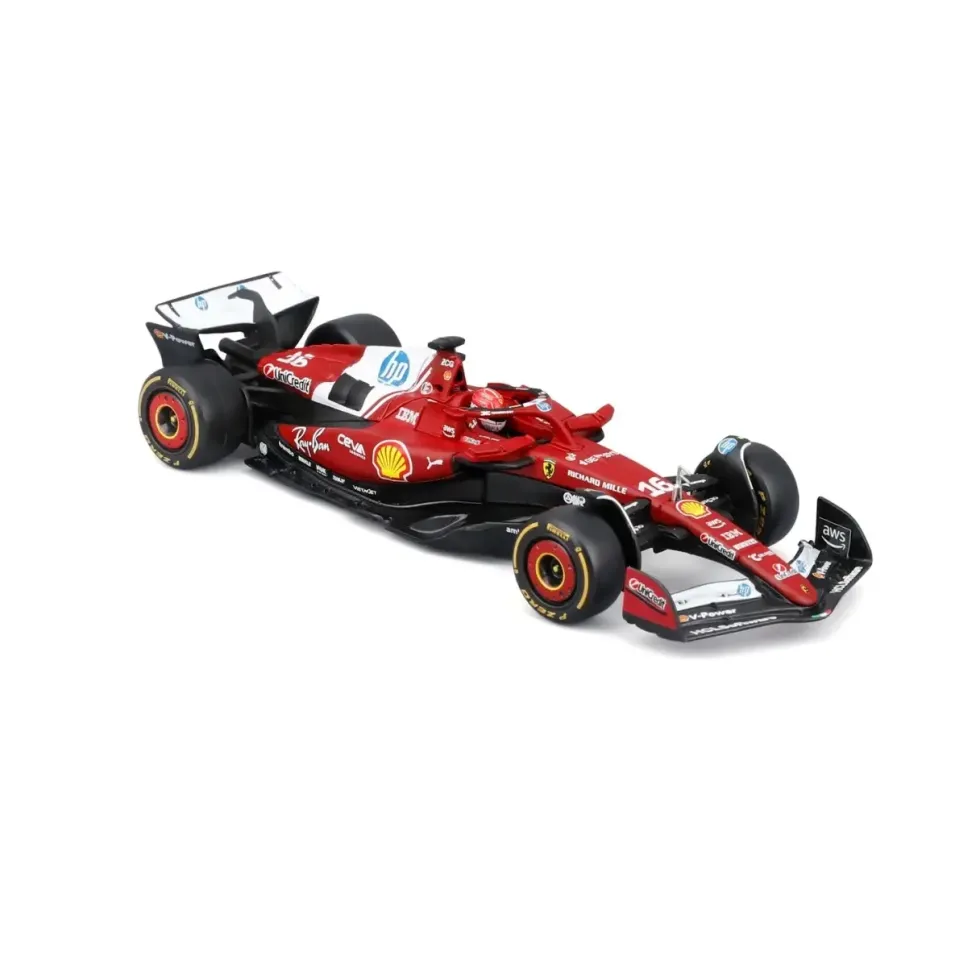 Burago 1/43 Ferrari SF-25 F1 #16 2025 Leclerc with Helmet