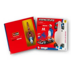 Burago 1/24 F1 Ferrari SF-25 Miami GP 2025 Diecast Model Kit - Lewis Hamilton