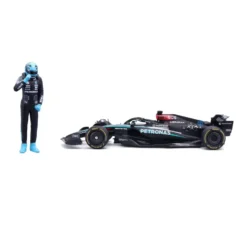 Burago 1/24 F1 Mercedes AMG W15 2024 with Driver Figure - George Russell Diecast Model