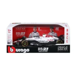 Burago 1/18 F1 Red Bull Racing RB21 Japan GP 2025 with Driver Helmet - Yuki Tsunoda