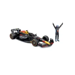 Burago 1/24 F1 Red Bull Racing RB20 2024 with Driver Figure - Max Verstappen Diecast Model