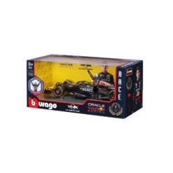 Burago 1/24 F1 Red Bull Racing RB20 2024 with Driver Figure - Max Verstappen Diecast Model