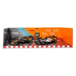 Burago 1/43 Mclaren F1 Lando Norris Highlights 4 Car Set