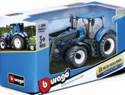 Burago New Holland With Front Loader Diecast Model