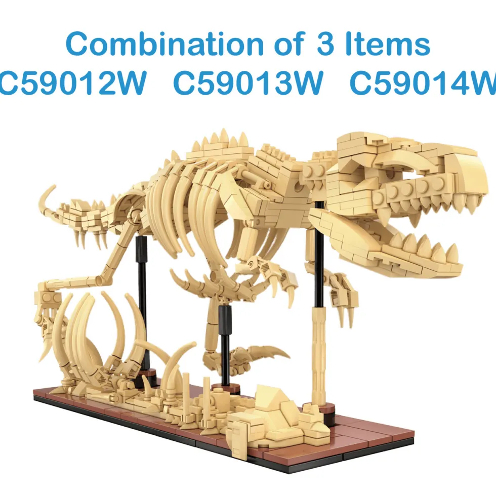 CaDA Dinosaur Fossils - Full Set with Eggs
