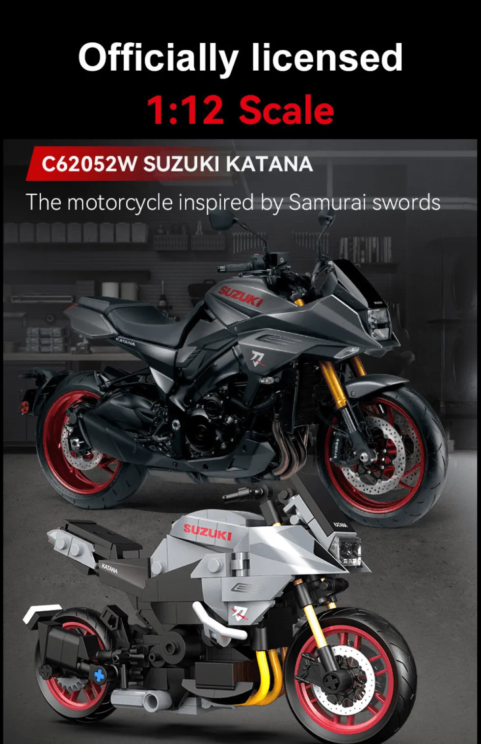 CaDA 1/12 Suzuki Katana