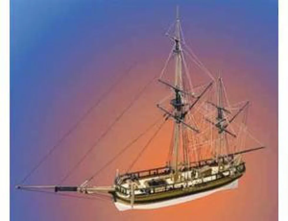Caldercraft HM Mortar Vessel Convulsion Wooden Model Kit