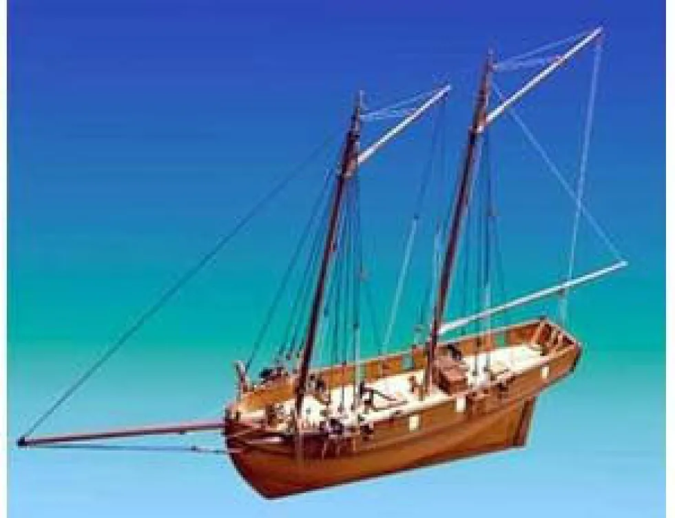 Caldercraft HM Schooner Ballahoo Wooden Model Kit