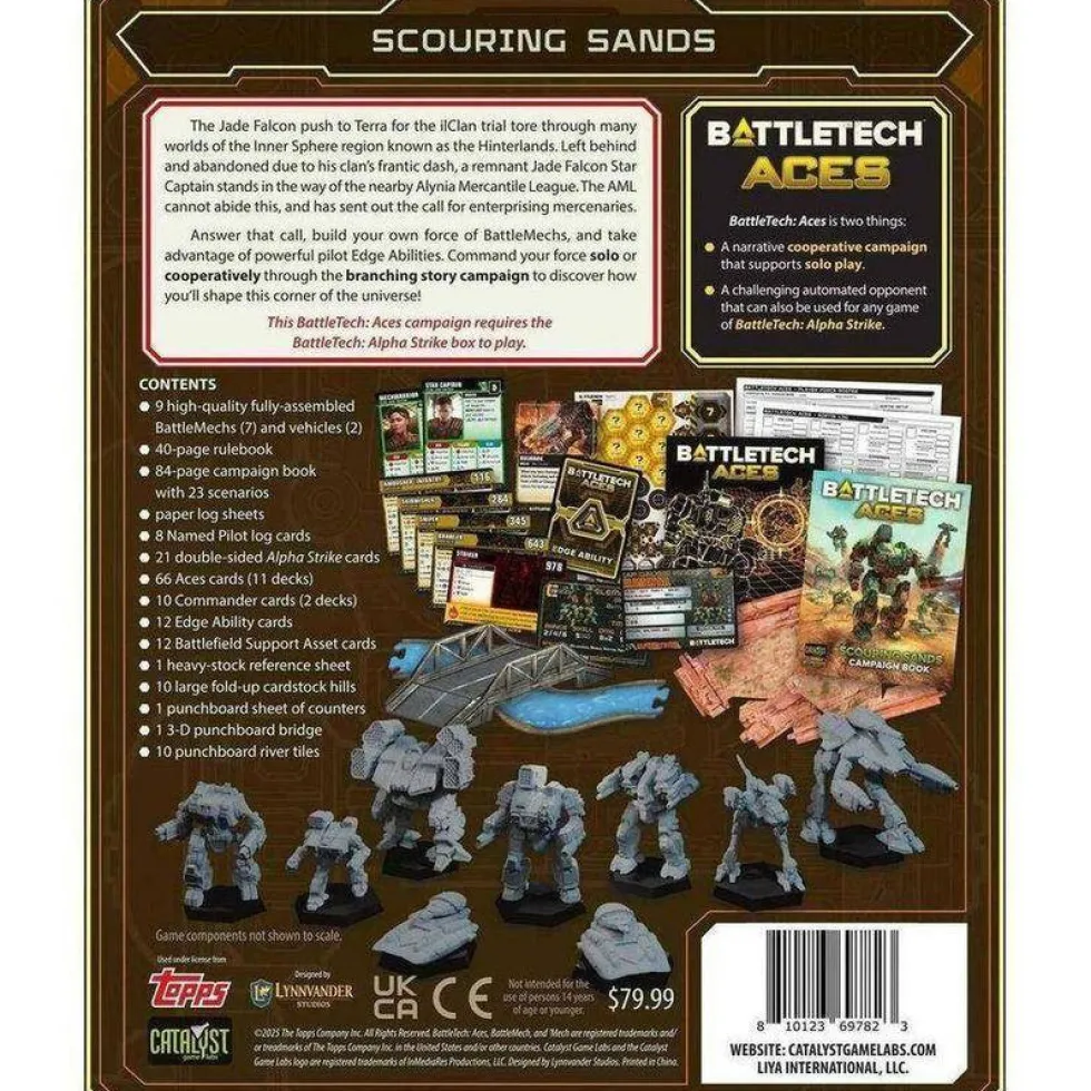Catalyst Game Labs Battletech - Alpha Strike Scouring Sands Starter Set