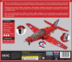 Coach House Partners - Red Arrows BAE Hawk - Metal Construction Set