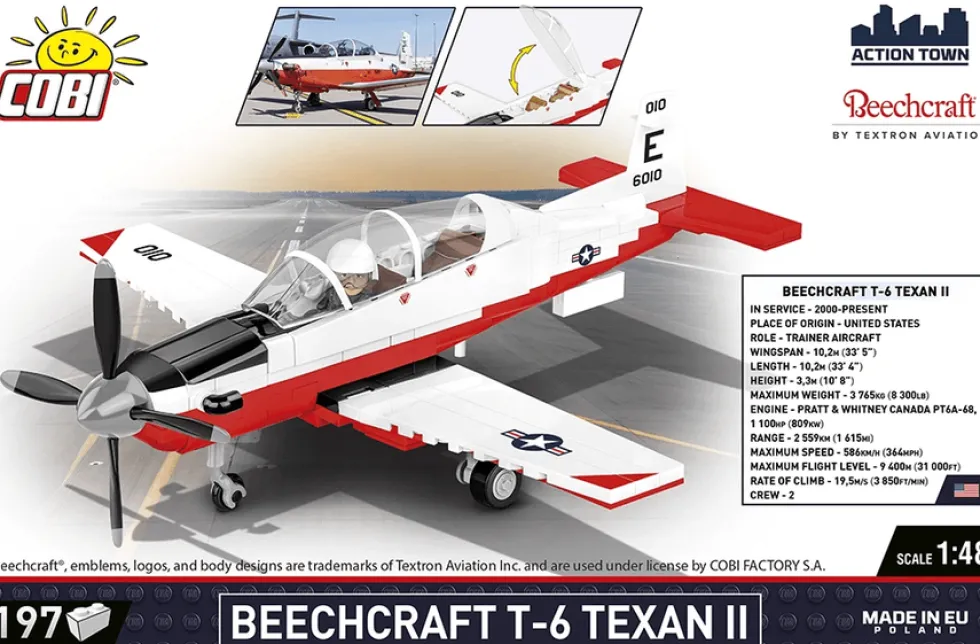 Cobi Beechcraft T-6 Texan II US Navy