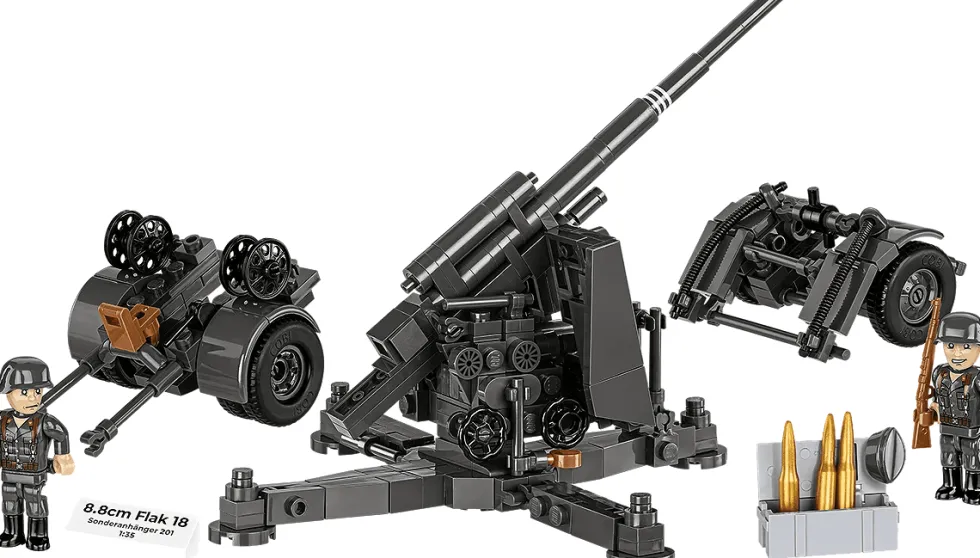 Cobi German 8.8 cm Flak 18 with Carriage