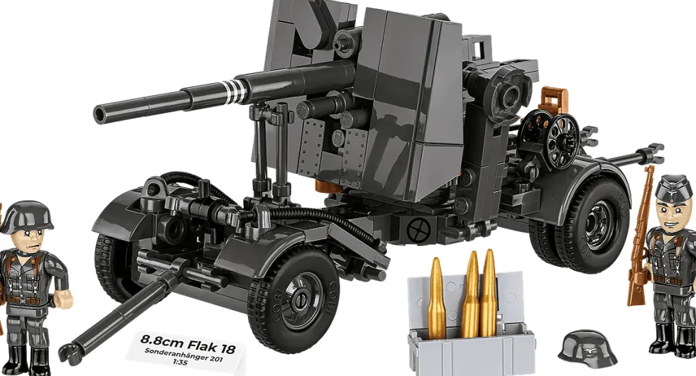 Cobi German 8.8 cm Flak 18 with Carriage