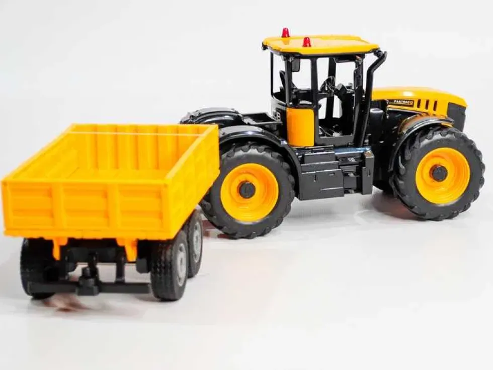 Double Eagle RC 1/24 JCB Farm Tractor with Tipping Trailer