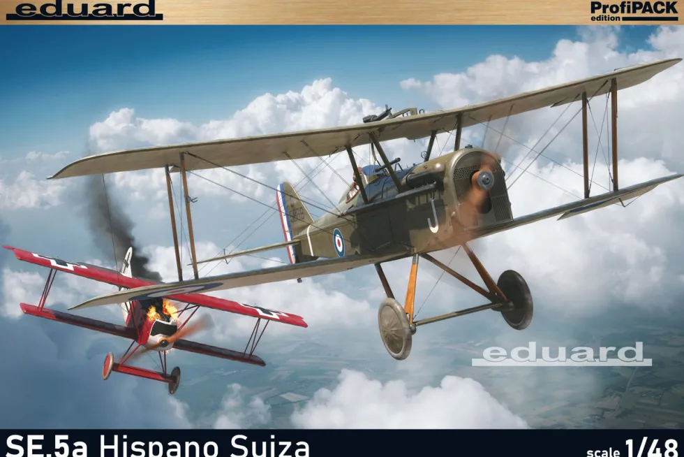 Eduard 1/48 Royal Aircraft Factory S.E.5a with Hispano Suiza ProfiPACK