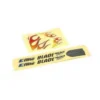 E-Flite Blade 400 Decal Sheet Flame