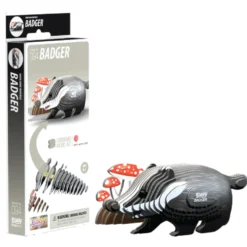 Eugy 094 Badger Card 3D Puzzle