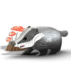 Eugy 094 Badger Card 3D Puzzle