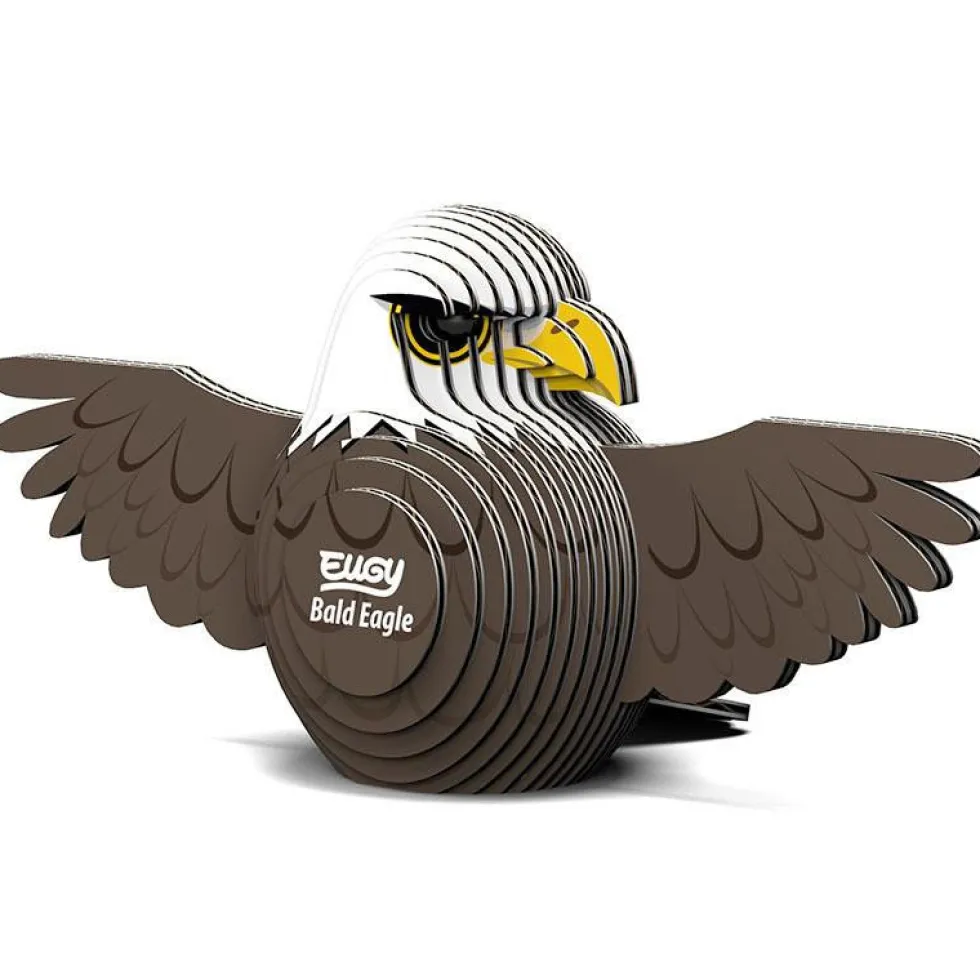 Eugy 022 Bald Eagle Card 3D Puzzle