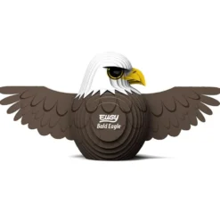Eugy 022 Bald Eagle Card 3D Puzzle