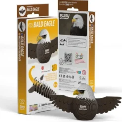 Eugy 022 Bald Eagle Card 3D Puzzle