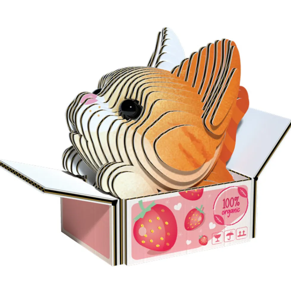 Eugy 087 Cat - Pumpkin Card 3D Puzzle