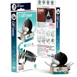 Eugy 089 Cat - Tuxedo Card 3D Puzzle